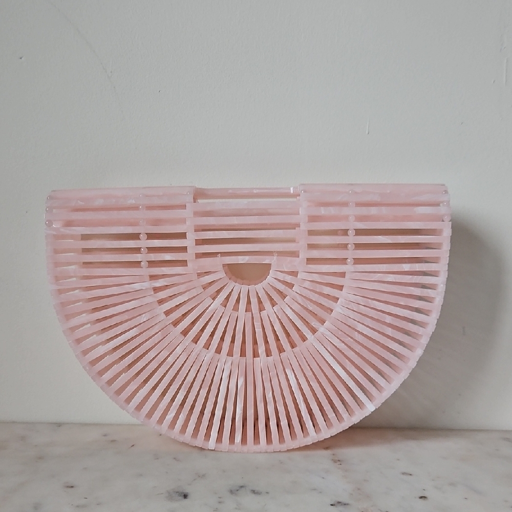 CULT GAIA:  Pink Arc Acrylic Tote